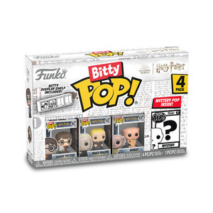 Funko Pop Bitty Pop Harry Potter 4 Pack with Display — פאנקו פופ ביטי פופ הארי פוטר מארז 4 עם מעמד תצוגה