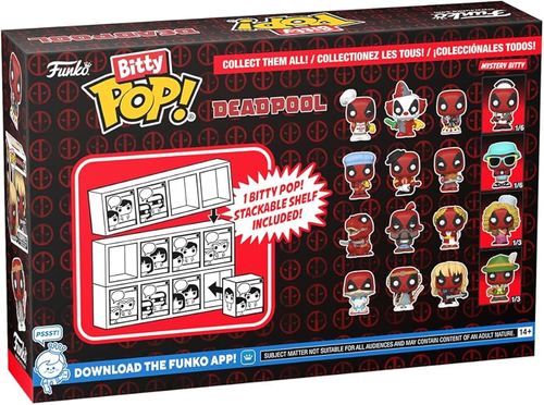 Funko Bitty POP Deadpool 4 Pack with Mystery Figure | פאנקו דדפול מארז 4