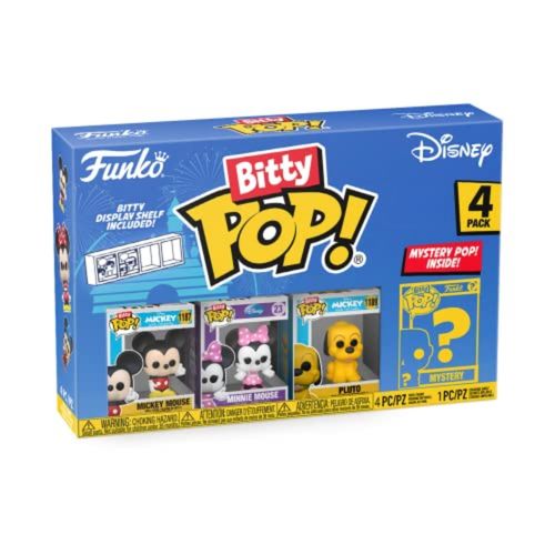 Funko Bitty Pop Disney 4 Pack with Display — פאנקו ביטי פופ דיסני מארז 4 עם מעמד תצוגה