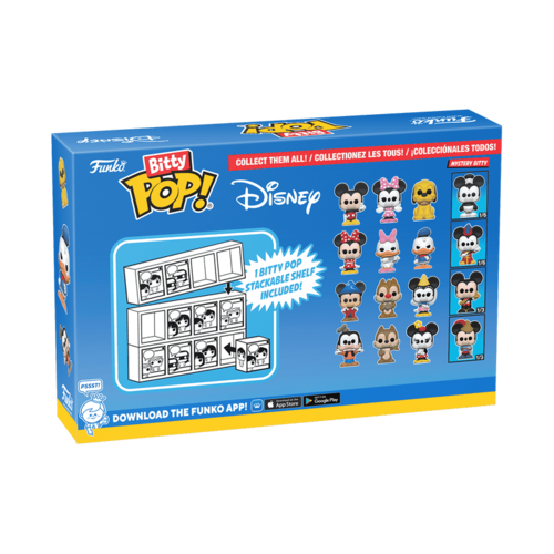 Funko Bitty Pop Disney 4 Pack with Display — פאנקו ביטי פופ דיסני מארז 4 עם מעמד תצוגה