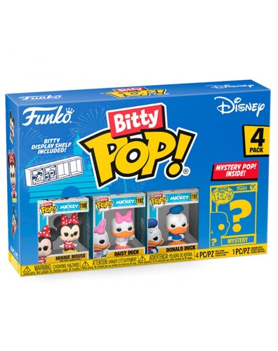Funko Bitty Pop Disney 4 Pack with Display — פאנקו ביטי פופ דיסני מארז 4 עם מעמד תצוגה