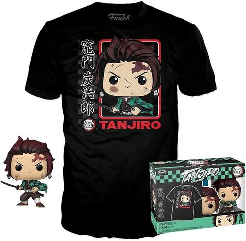 Funko Pop Demon Slayer Tanjiro #867 With T-Shirt — פאנקו פופ דימון סלייר טנג'ירו #867 עם חולצה
