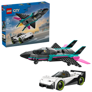 לגו City – מטוס סילון נגד מכונית (60489) LEGO
