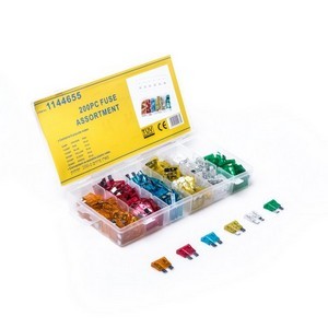 מארז פיוזים 200 יחידות, פיוז גדול ROHER Roher Tools