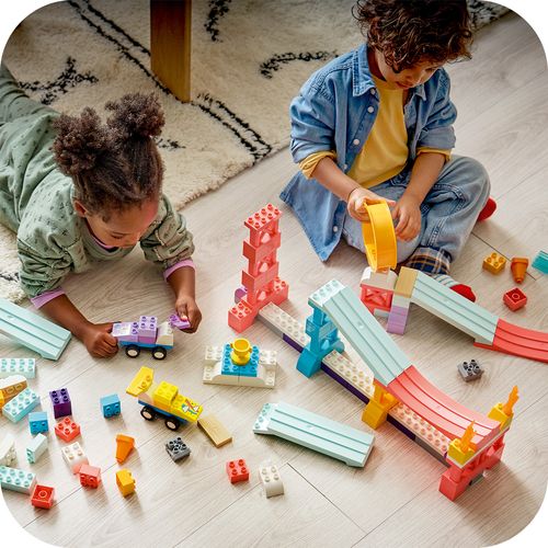 לגו דופלו - רמפות יצירתיות סט 3 ב-1 עם רכבים  10478