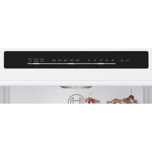 מקרר בוש Bosch מקפיא תחתון קו אפס רוחב 120 ס”מ KGN36VXCT נירוסטה מושחרת