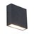 צמוד קיר שחור GEMINI-XF DOWN LUTEC 7.4W IP54 אור חם