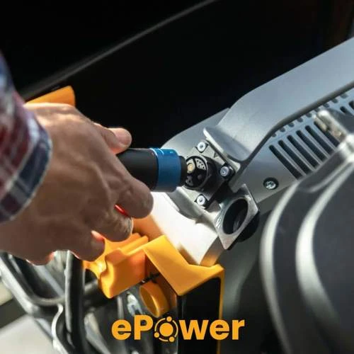 חיבור טעינה למערכת סוללות ePower בטרקטורון STIGA ESTATE 598e