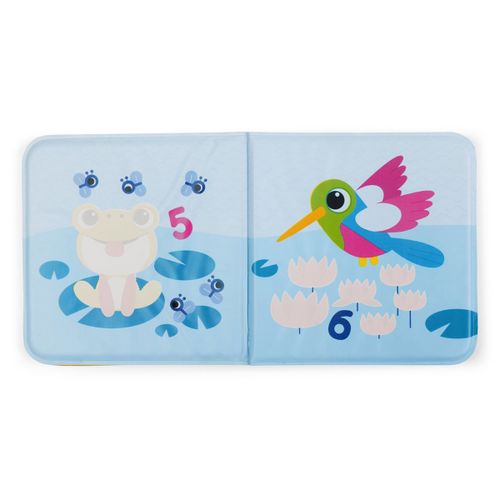 ספר אמבטיה קסום המשנה צבעים במים 123 ללימוד מספרים וחיות