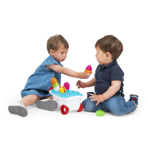 משחק התפתחותי עגלת גלידה 19 חלקים