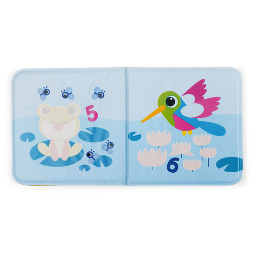 ספר אמבטיה קסום המשנה צבעים במים 123 ללימוד מספרים וחיות