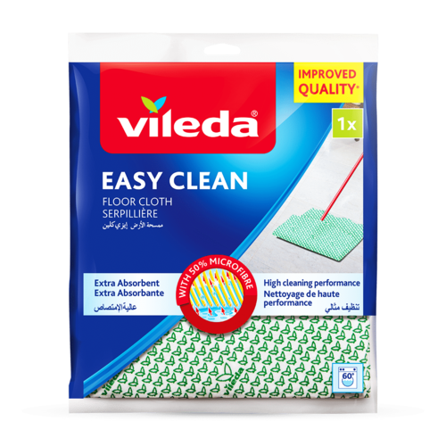 מטלית רצפה ירוקה סופר סופגת VILEDA