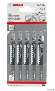 משורית גיגסו עץ T144D - מארז 5 יחידות BOSCH