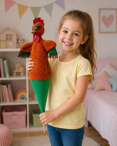 בובת קונוס תרנגול חום 11361A