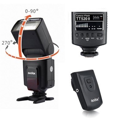 פלאש חיצוני Godox TT520 II GN33
