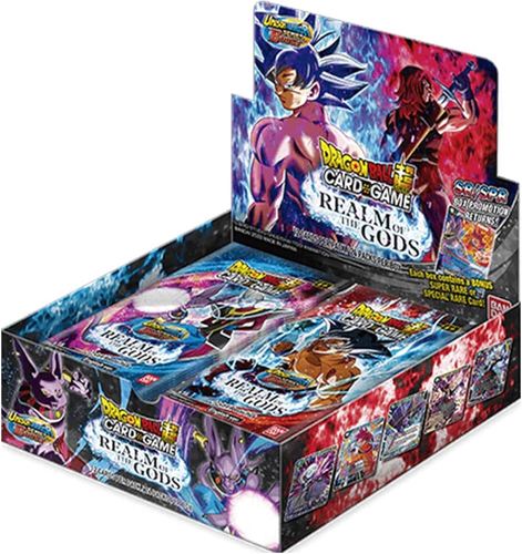 חבילה בוסטר 12 קלפים מקורי Unison Warrior Series Realm of the God TCG (1) Booster Dragon ball