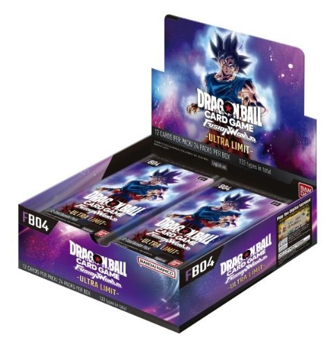 חבילה בוסטר 12 קלפים מקוריBandai  Card Game FusionWorld Ultra Limit TCG (1) Booster Dragon ball