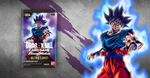 חבילה בוסטר 12 קלפים מקוריBandai  Card Game FusionWorld Ultra Limit TCG (1) Booster Dragon ball