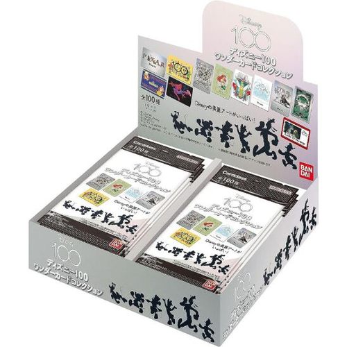 1  חבילת בוסטר יפנית Disney 100th Anniversary Collection מבית Bandai Carddass Booster Japanese Bandai Cardass Disney 100th Anniversary Collection 