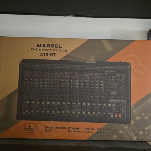 מיקסר 14 ערוצים מיק קומבו + בלוטוס + מולטי אפקט MARBEL X18BT