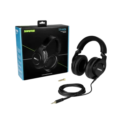 אוזניות סטודיו מקצועיות SRH440A מבית SHURE