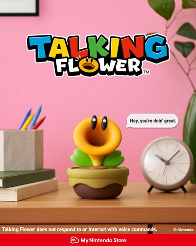 Nintendo Talking Flower Fleur Cancan Flor Parlante (Juguete) 