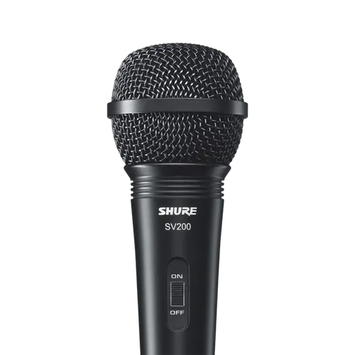 מיקרופון דינמי קרדיואידי ליד דגם SV200 מבית SHURE