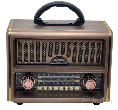 Bluetooth Speaker Radio Retro Meier M-2030BT - רמקול בלוטות’ רטרו Meier M-2030BT – רדיו רב-תחומי FM/AM/SW