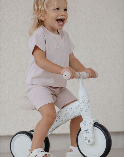 אופני איזון RETRO BIKES שמנת מודפס