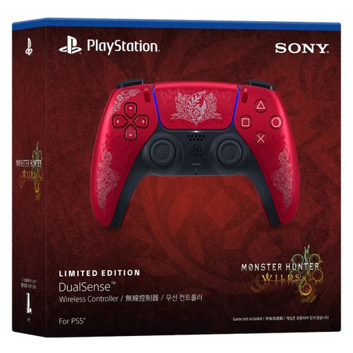 DualSense Wireless Controller Monster Hunter Wilds Limited Edition – שלט אלחוטי מקורי PS5 במהדורת Monster Hunter Wilds