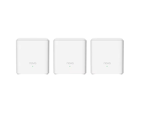 מערכת Mesh Wi-Fi 6 AX1500 לבית רחב טווח (שלוש יחידות) - Tenda  EX3