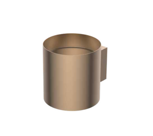 כיור נירוסטה עגול תלוי 40X45X40 ס"מ ללא חור לברז רוז גולד מט 7838RG