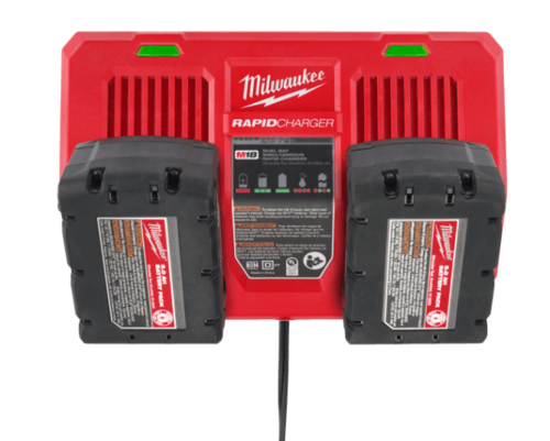 מטען כפול רפיד מהיר Milwaukee M18™ DFC 4932472073
