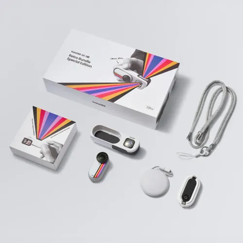 קיט מצלמת אקסטרים Insta360 GO 3S Retro Bundle 