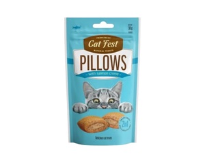 CAT FEST חטיף כריות לחתול בטעם סלמון 30 גרם