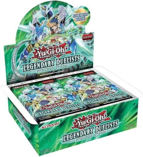 Yu-Gi-Oh! Legendary Duelists Synchro Storm Booster Pack Game Card Trading (1 Pack) | חבילת בוסטר Yu-Gi-Oh! Legendary Duelists Synchro Storm (יחידה אחת)