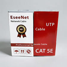 כבל רשת 305 מטר CAT5E CCA UTP NYY 4X2X0.5mm 24AWG מבית FiberTech