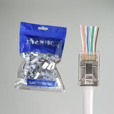 קונקטור רשת זכר שחיל CAT5E STP מבית FiberTech
