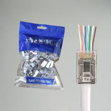 קונקטור רשת זכר שחיל CAT5E STP מבית FiberTech