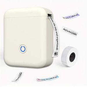 מדפסת מדבקות אלחוטית קומפקטית – חיבור Bluetooth, הדפסה מהירה וללא דיו