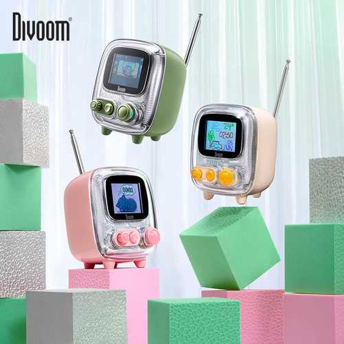 Divoom Tivoo-2 Retro Bluetooth Speaker | רמקול בלוטות’ רטרו Divoom Tivoo-2