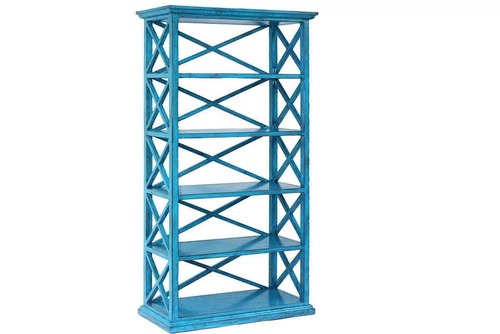 כוננית מדפים כחול