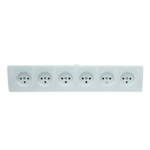 שקע על הטיח 16Ax6 יציאות – 250V | SW-WM-06 – Semicom Switch