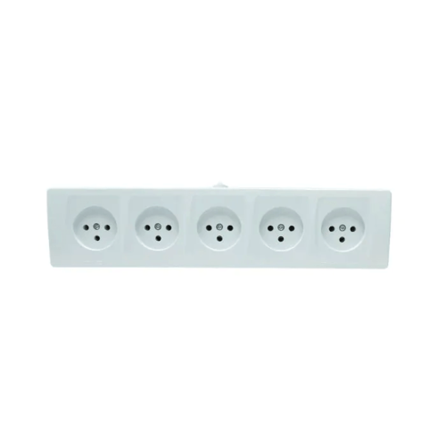 שקע על הטיח 16Ax5 יציאות – 250V | SW-WM-05 – Semicom Switch