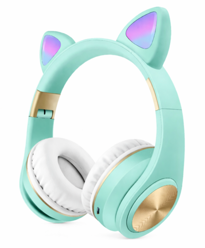 M1 Fashion Cut Luminous Cat Ear Headset | אוזניות M1 FASHION עם אוזני חתול מוארות