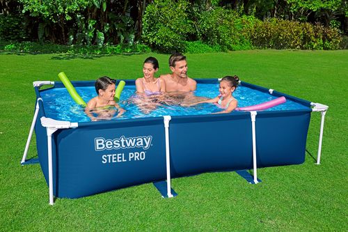 בריכת עמודים מלבנית -  BESTWAY