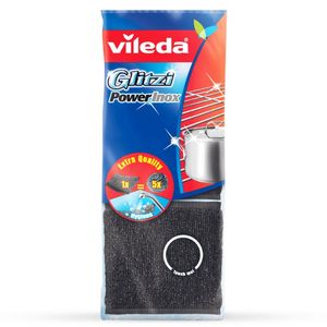 ספוגית פלדה שחורה 2 יחידות VILEDA