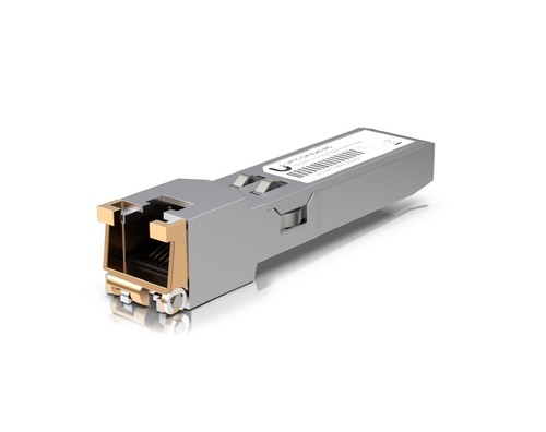 מתאם אופטי מחיבור SFP+ לחיבור רשת RJ45 במהירות של עד UACC-CM-RJ45-MG - 10Gbps