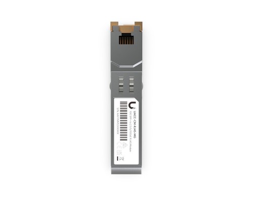 מתאם אופטי מחיבור SFP+ לחיבור רשת RJ45 במהירות של עד UACC-CM-RJ45-MG - 10Gbps