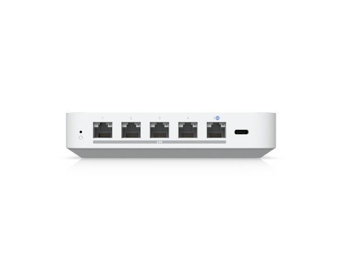 נתב אבטחה חכם וקומפקטי Multi-WAN עם 5 פורטים במהירות UXG-Max-EU - 2.5GbE